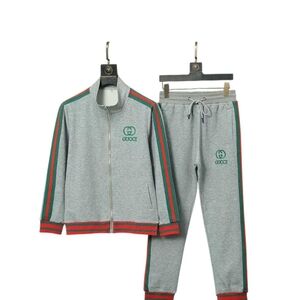 Gucci Gray Set with Red and Green Accents
